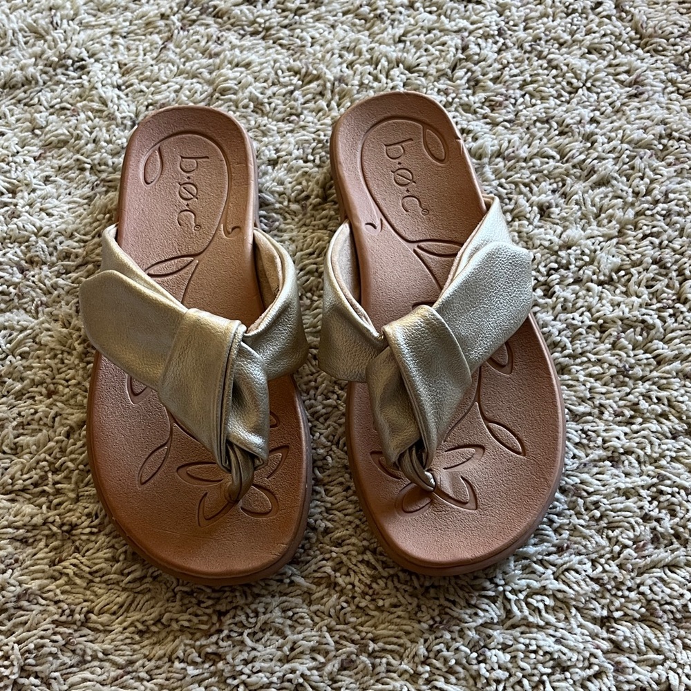 BOC light gold /beige  Knotted Sandals